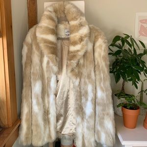 Urban Outfitters faux fur coat!